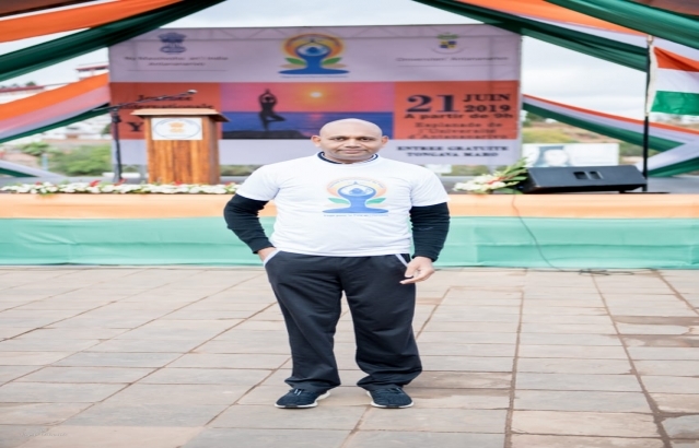 Ambassador Abhay Kumar, on the occasion of IDY 2019